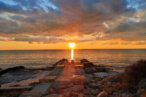 Die schönsten Sonnenuntergänge auf Mallorca Strand Es Trenc