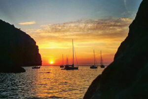 The bests sunsets in Mallorca Sa Calobra